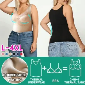 Buy 1 Get 1 FREE 2-in-1 Built-in Bra Thermal Underwear