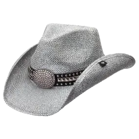 Gila Silver Cowboy Hat by Peter Grimm - Bourbon Cowgirl