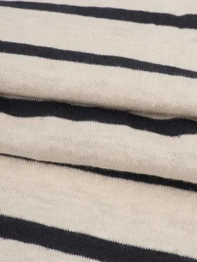 Hemp & Organic Cotton Mid Weight Stripe Jersey（ KJ11861 ）