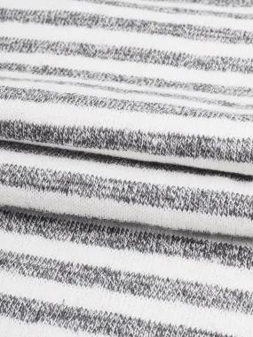 Hemp & Organic Cotton Mid-Weight Stripe Yarn Dyed Jersey Fabric ( KJ21A2403-A32 )