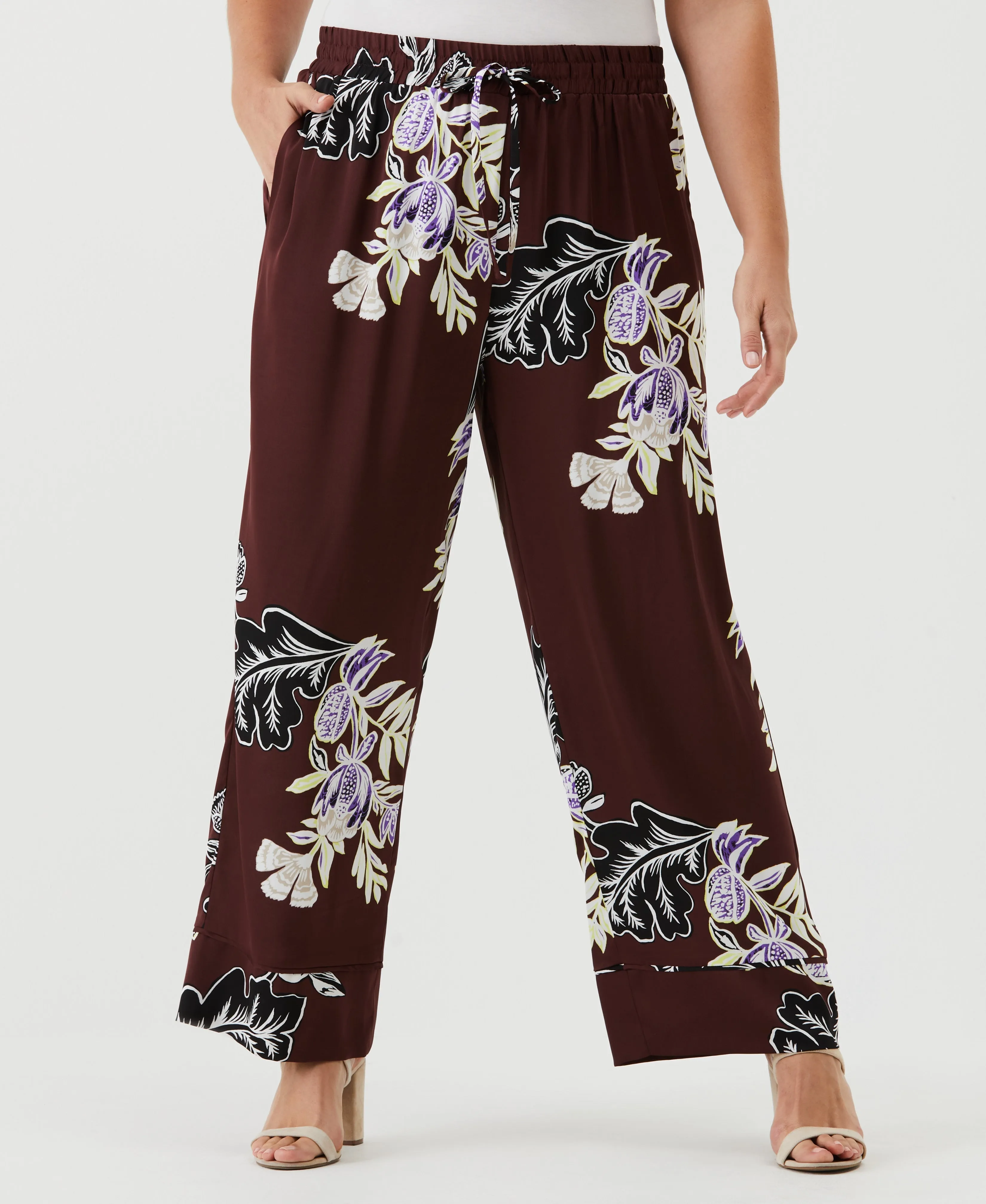 Plus Size Floral Print Set