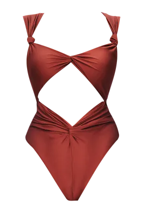 Rora One Piece Swimsuit | Chocolate